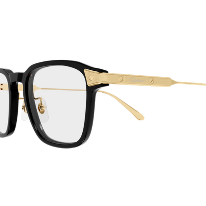 Santos de Cartier Square Titanium Eyeglasses