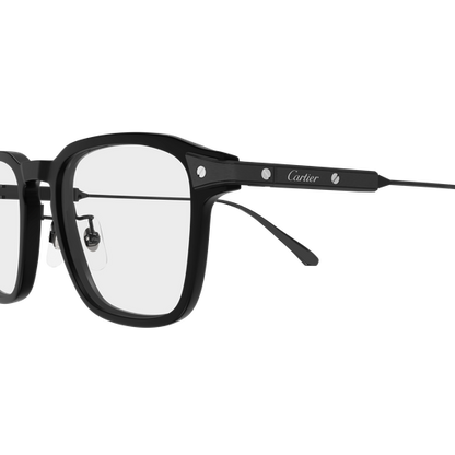 Santos de Cartier Square Titanium Eyeglasses