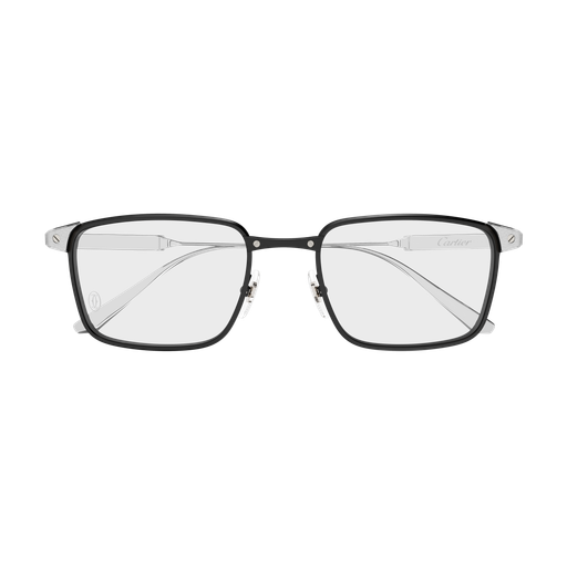 Santos de Cartier Rectangular Titanium Eyeglasses