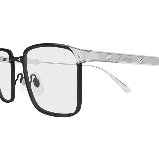 Santos de Cartier Rectangular Titanium Eyeglasses