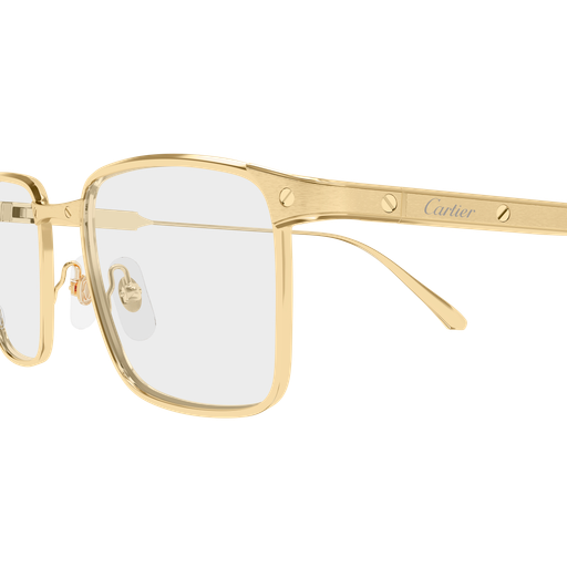 Santos de Cartier Rectangular Titanium Eyeglasses