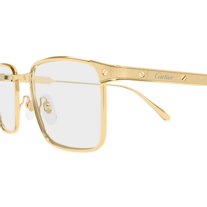 Santos de Cartier Rectangular Titanium Eyeglasses