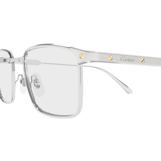 Santos de Cartier Rectangular Titanium Eyeglasses