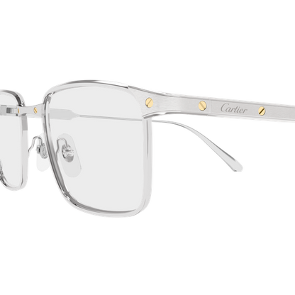 Santos de Cartier Rectangular Titanium Eyeglasses