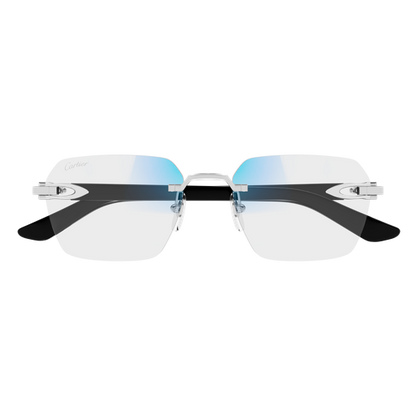 C Allongé de Cartier Motif Rimless Photochromic Sunglasses
