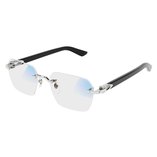 C Allongé de Cartier Motif Rimless Photochromic Sunglasses