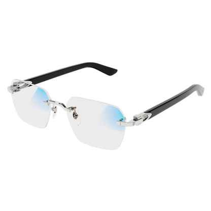 C Allongé de Cartier Motif Rimless Photochromic Sunglasses