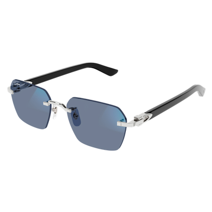 C Allongé de Cartier Motif Rimless Photochromic Sunglasses