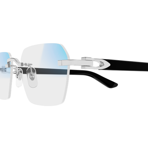 C Allongé de Cartier Motif Rimless Photochromic Sunglasses