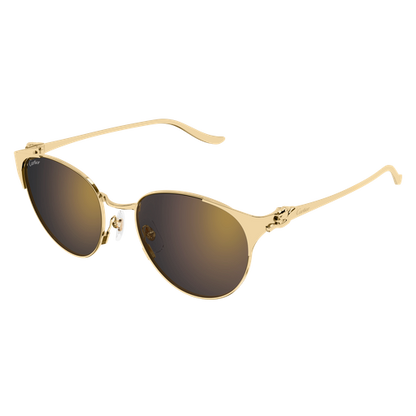 Panthère de Cartier Round Metal Sunglasses