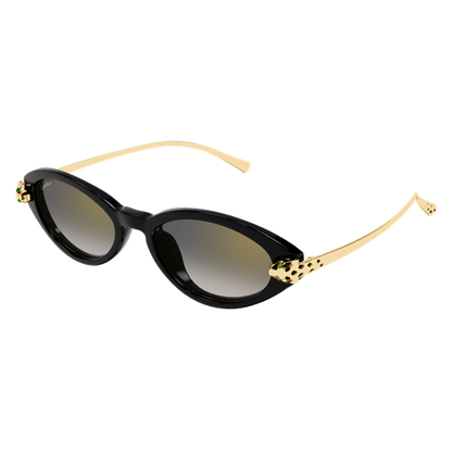 Panthère de Cartier Oval Acetate Sunglasses