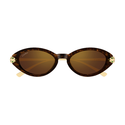 Panthère de Cartier Oval Acetate Sunglasses