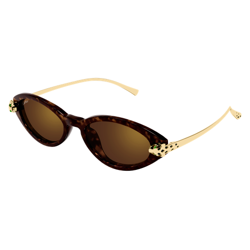 Panthère de Cartier Oval Acetate Sunglasses