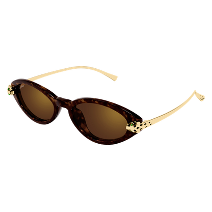 Panthère de Cartier Oval Acetate Sunglasses