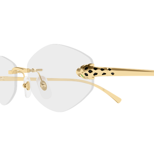 Panthère de Cartier Oval Rimless Eyeglasses