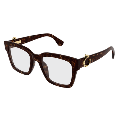 Panthère de Cartier Square Acetate Eyeglasses