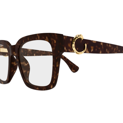 Panthère de Cartier Square Acetate Eyeglasses