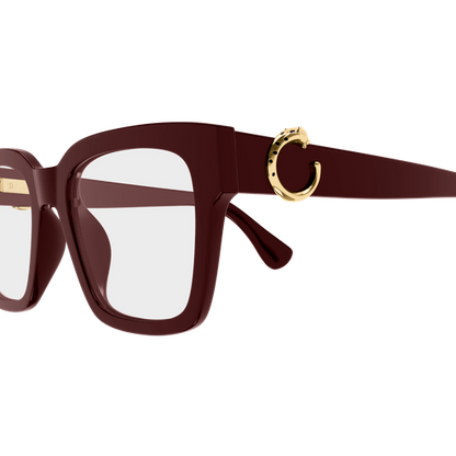 Panthère de Cartier Square Acetate Eyeglasses