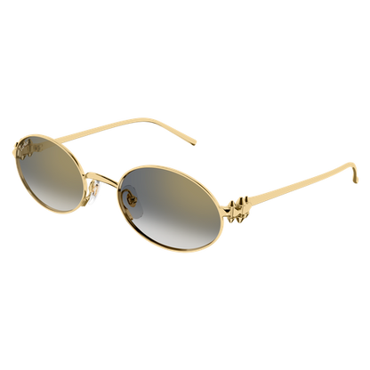 Clash de Cartier Oval Metal Sunglasses