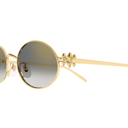 Clash de Cartier Oval Metal Sunglasses