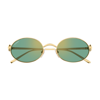 Clash de Cartier Oval Metal Sunglasses