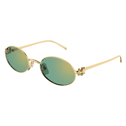 Clash de Cartier Oval Metal Sunglasses