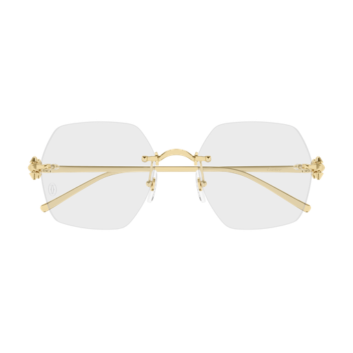 Clash de Cartier Rimless Metal Eyeglasses