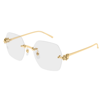 Clash de Cartier Rimless Metal Eyeglasses