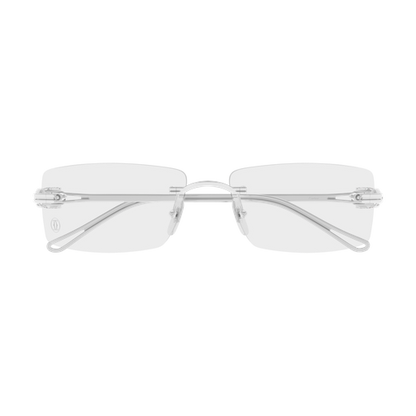 Precious de Cartier Panthere Rimless Solid Gold Eyeglasses