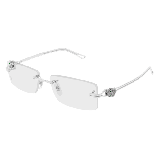 Precious de Cartier Panthere Rimless Solid Gold Eyeglasses