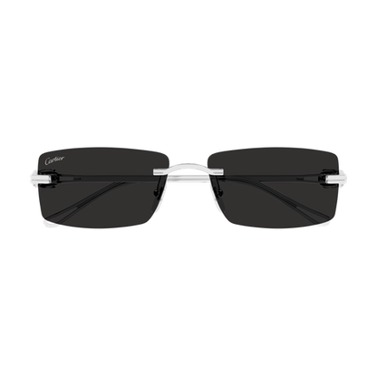 Precious de Cartier Panthere Rimless Solid Gold Sunglasses