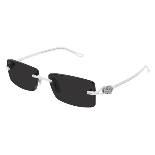 Precious de Cartier Panthere Rimless Solid Gold Sunglasses