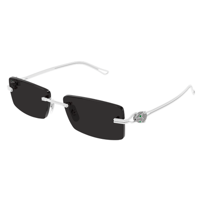 Precious de Cartier Panthere Rimless Solid Gold Sunglasses