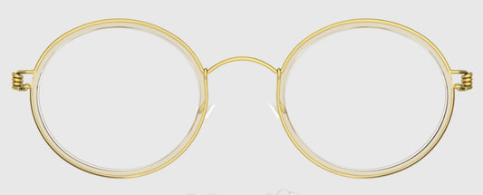 Lindberg Air Rim Round Eyeglasses