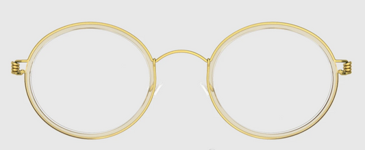 Lindberg Air Rim Round Eyeglasses