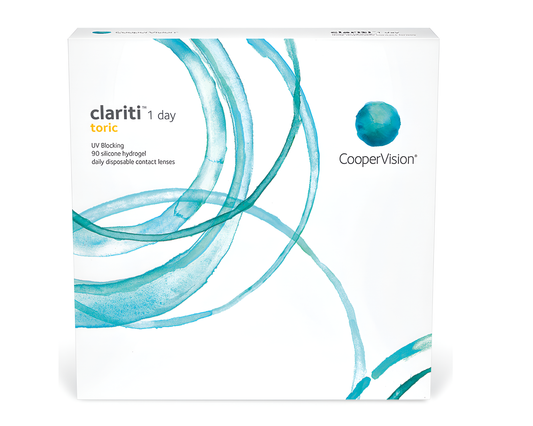 Clariti 1-Day Toric 90pack ($83.75/Box After Rebate for Annual Supply)