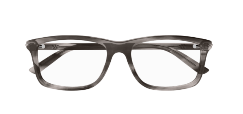 Gucci Rectangular Curved Eyeglasses