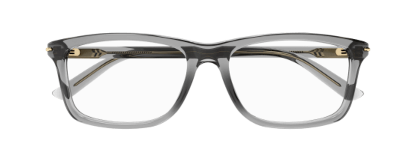 Gucci Rectangular Curved Eyeglasses