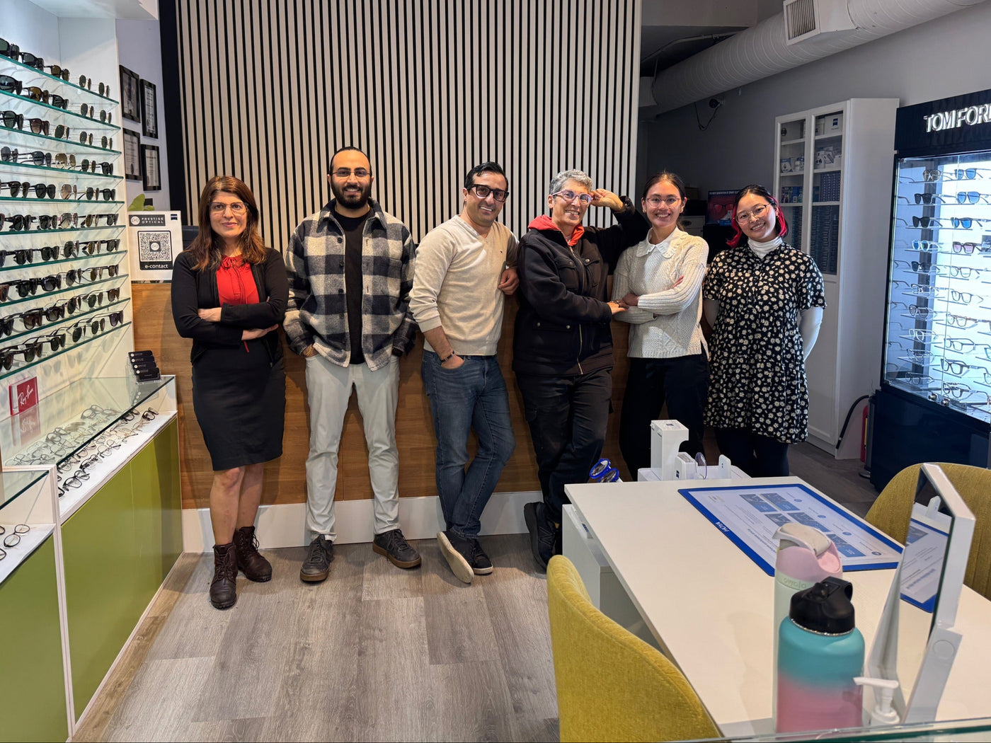 Prestige Optical team and boutique Vancouver