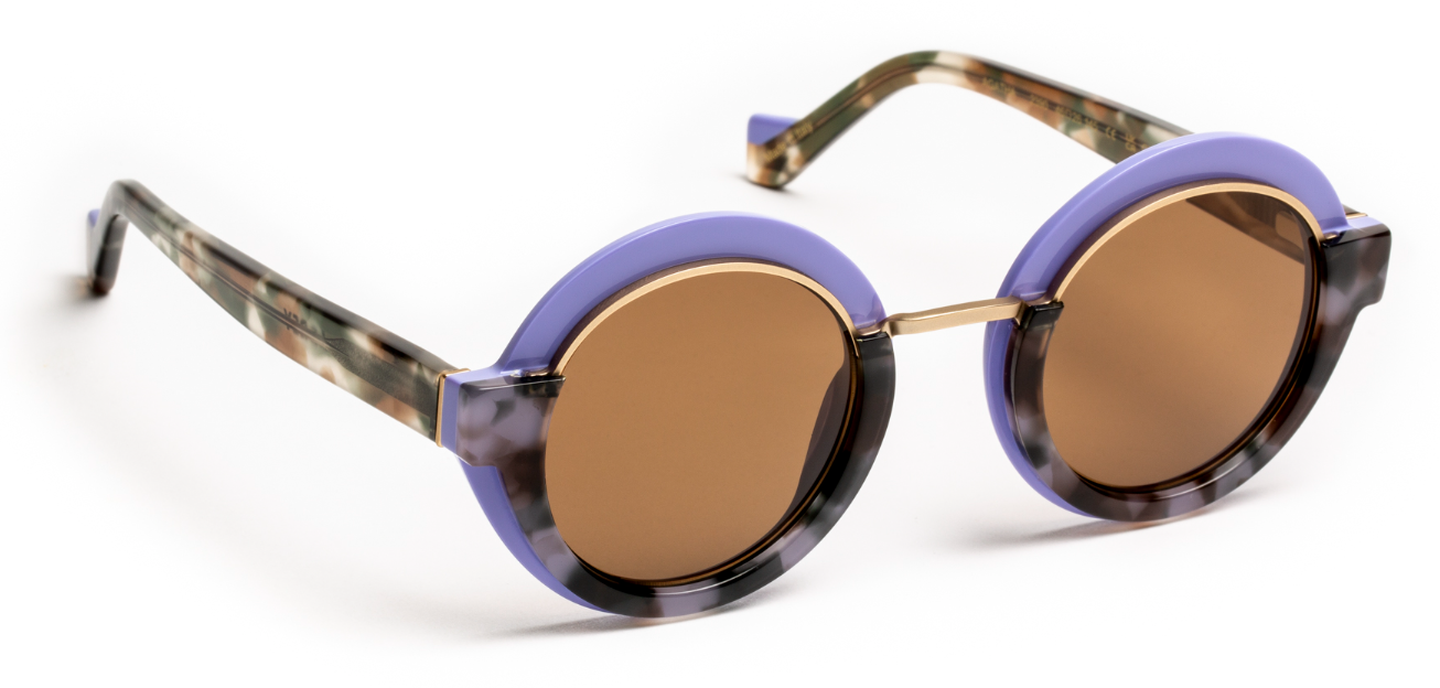 J.F.REY AGATHA Round Polarized Sunglasses