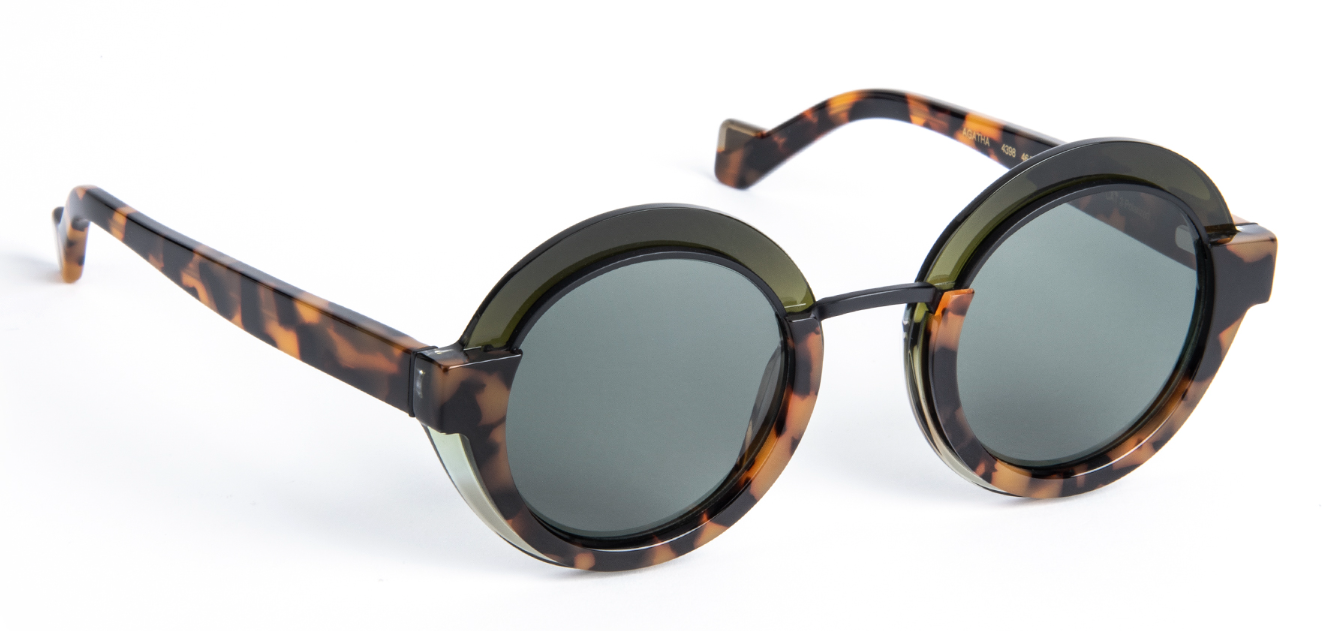 J.F.REY AGATHA Round Polarized Sunglasses