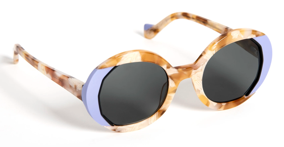 J.F.REY AMANDA Round Polarized Sunglasses