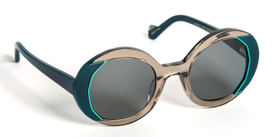 J.F.REY AMANDA Round Polarized Sunglasses