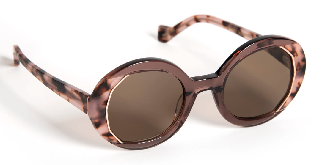 J.F.REY AMANDA Round Polarized Sunglasses