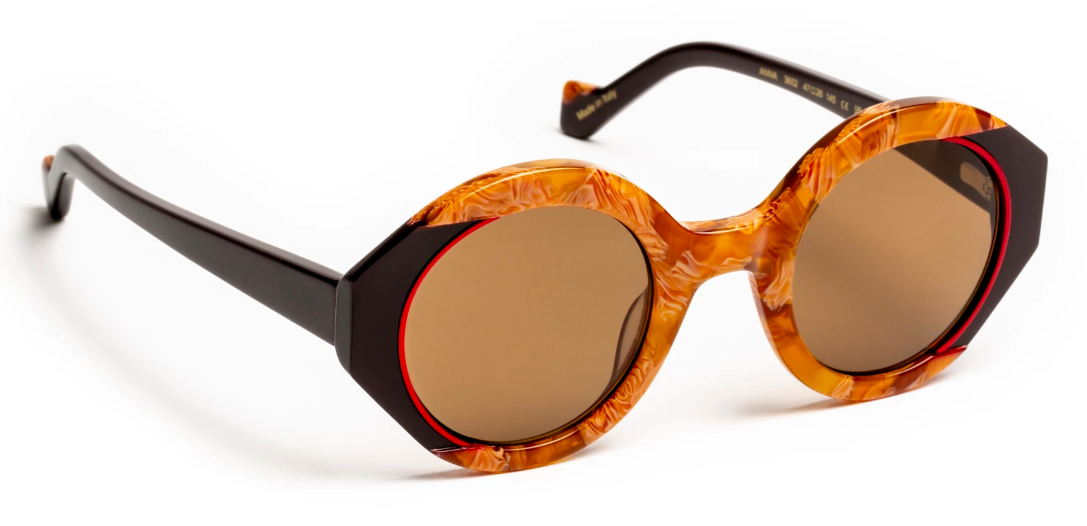 J.F.REY ANNA Round Polarized Sunglasses