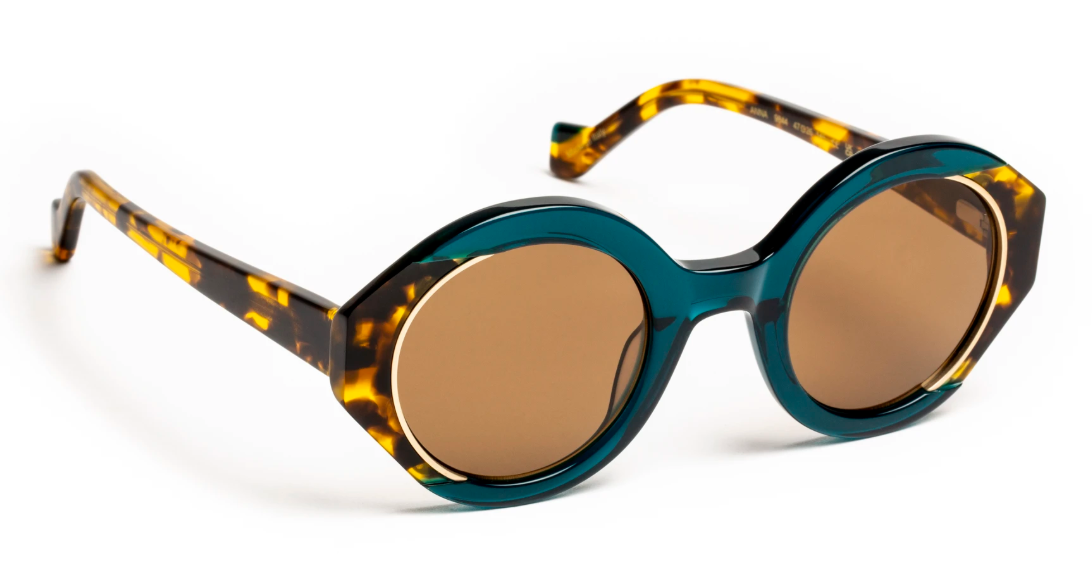 J.F.REY ANNA Round Polarized Sunglasses
