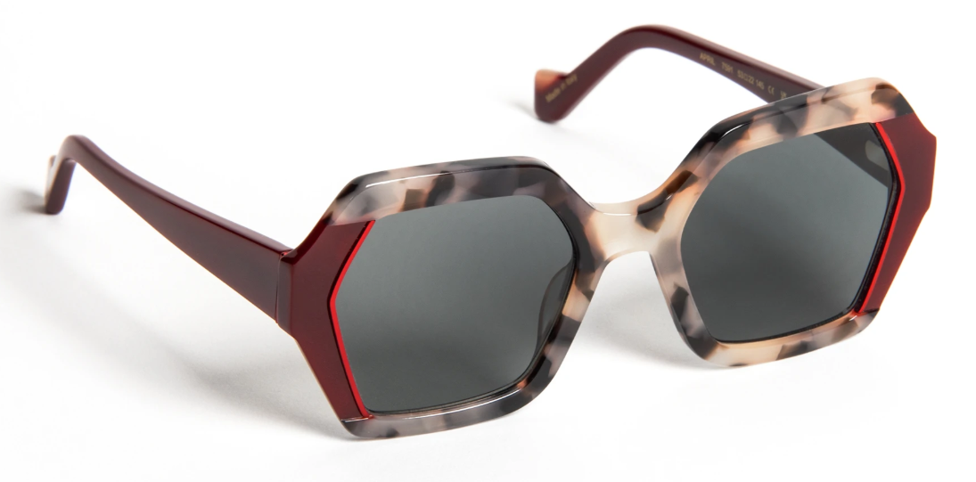 J.F.REY APRIL Hexagonal Polarized Sunglasses