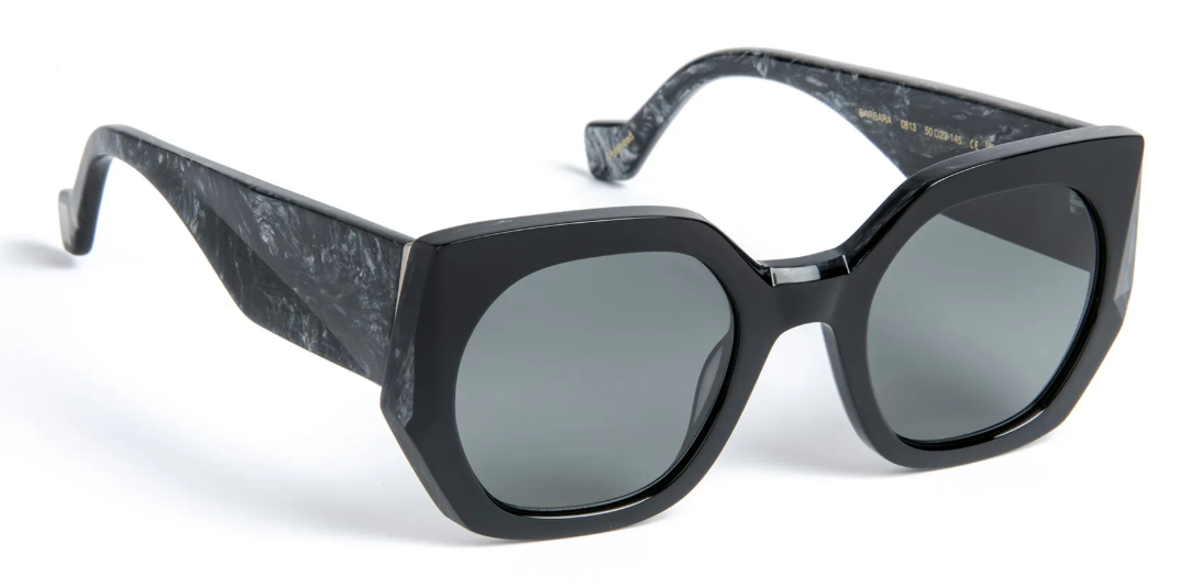 J.F.REY BARBARA Hexagonal Polarized Sunglasses