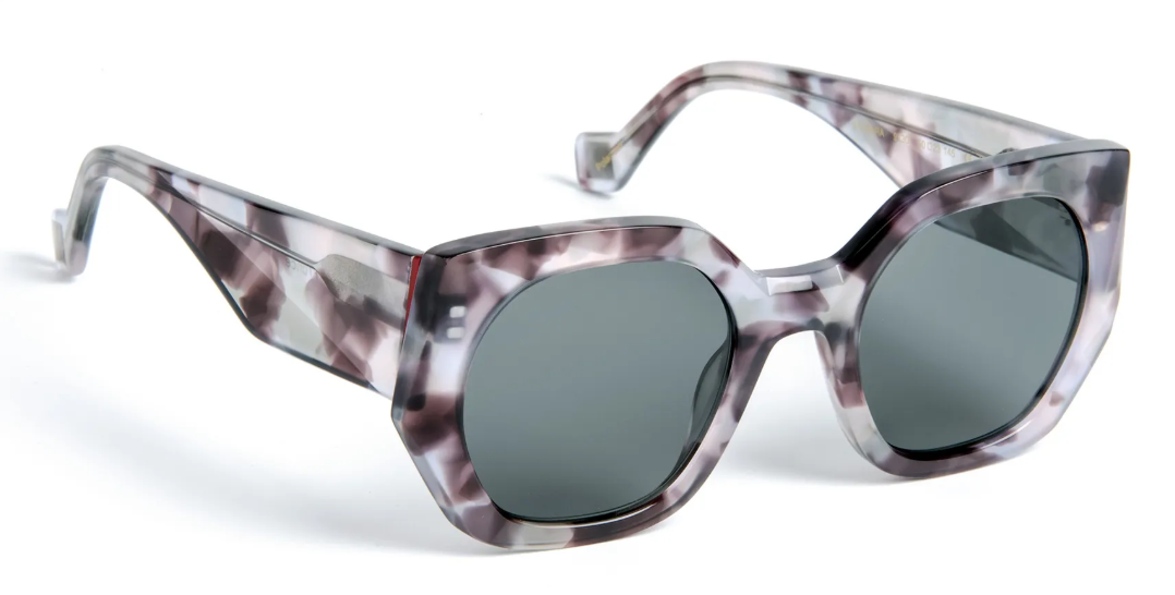J.F.REY BARBARA Hexagonal Polarized Sunglasses