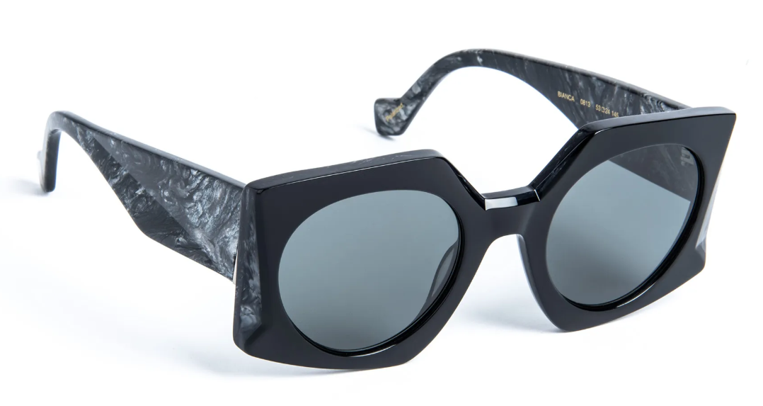 J.F.REY BIANCA Hexagonal Polarized Sunglasses